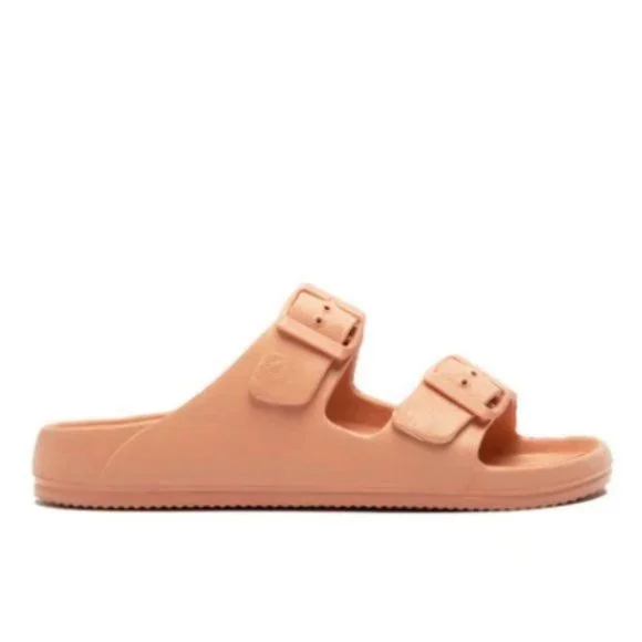 !! NEW !! Lightweight Double Buckle Sandals – Coral - Picture 8 of 9